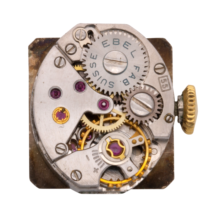 Mechanisches Uhrwerk einer EBEL Damenuhr, AS Kaliber 1677, 1960-65