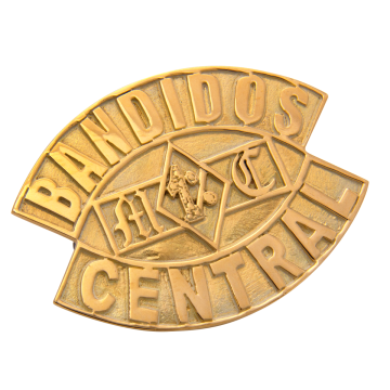 Bandidos Abzeichen in 585er Gold