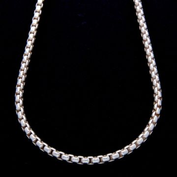 Unisexhalskette in 925er Silber – 66,5 cm lang