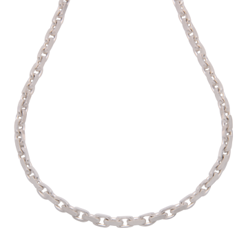 Silberne Ankerkette in 45 cm Länge