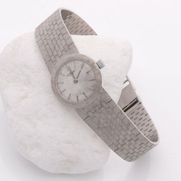 Zeitlos elegante Damenuhr in 750er Weißgold von CHOPARD, Vintage