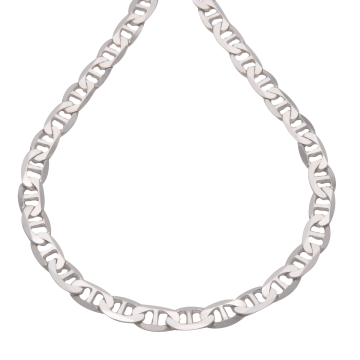 Stäbchenpanzerkette in 925er Silber