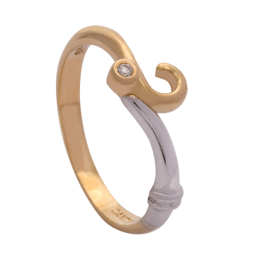 Entzückender Brillantring mit 0,03 ct