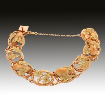 Jagdschmuck-Armband mit 4 Grandeln 