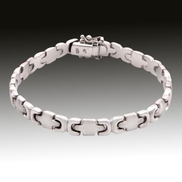 Schickes weißgoldenes Armband 