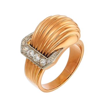 Cocktailring mit Altschliffbrillanten