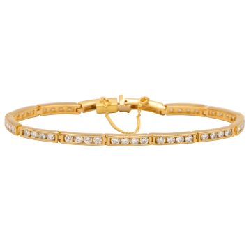 Traumhaftes Goldarmband mit 52 Brillanten von ca. 2,0 ct.