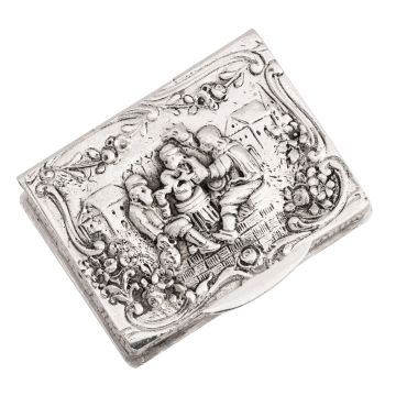 Vintage Pillendose mit traumhaftem Dekor