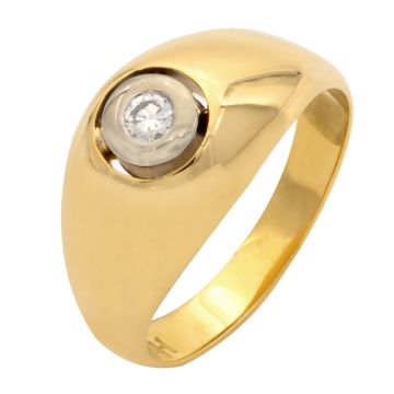 Aparter Damenring mit Brillant