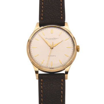 Vintage Armbanduhr IWC Schaffhausen in 750er Gold, Automatik