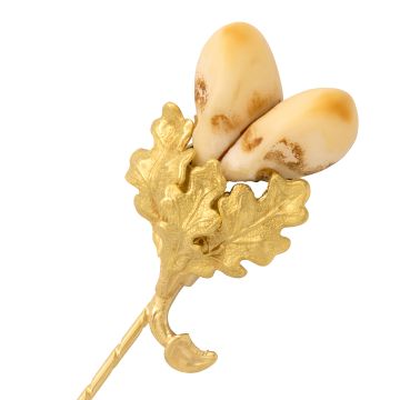 Krawattennadel mit Grandelpaar