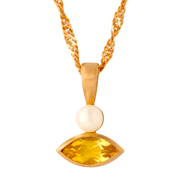 Roségold-Kette mit Anhänger