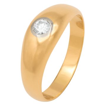 Handarbeit: Bandring mit Brillanten von 0,17 ct.
