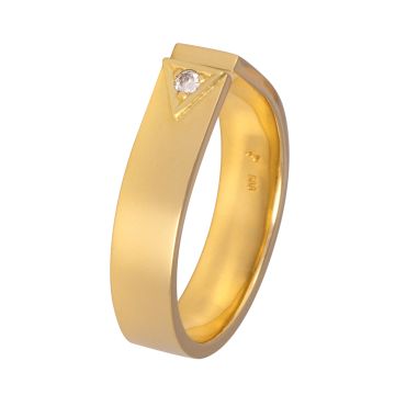 Ring in Tropfenform mit Brillant