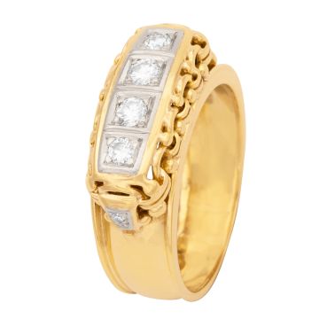 Vintage Ring mit 4 Brillanten – 0,30 ct.