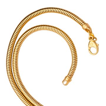 Elegante Halskette in Schlangengliederung