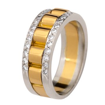 Massiver Damenring mit 32 Diamanten