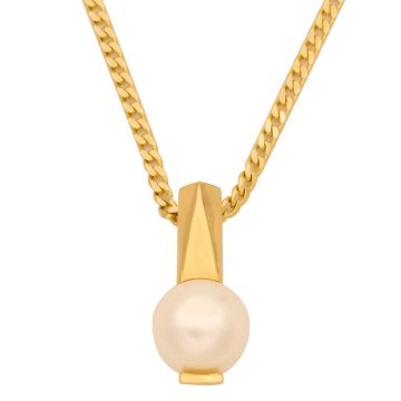 Aparter Anhänger mit Zuchtperle inkl. Kette