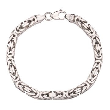 Königsgliederung - Armband in 925er Silber