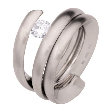 Traumhafter Platinring mit Brillant von 0,50 ct.