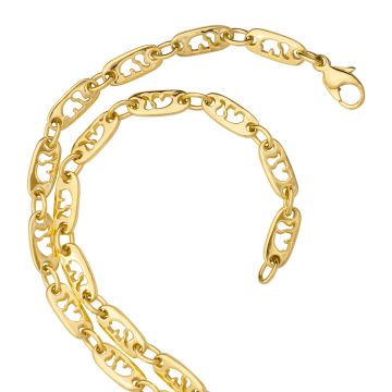 Set: Kette, Verlängerungskettchen und Armband