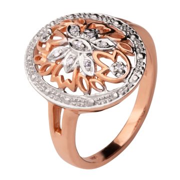 Hübscher Damenring mit 8 Diamanten