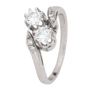 Traumhafter Brillantring 0,74 ct. in Weißgold