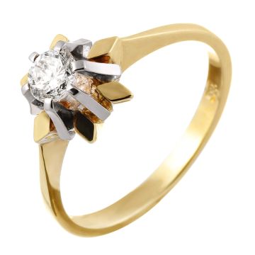 Klassischer Brillantring