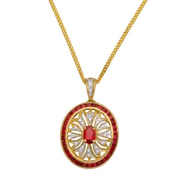 Anmutiger Anhänger mit zarter Kette