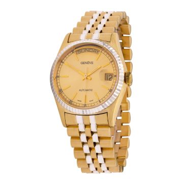 „Geneve“ Herrenarmbanduhr – 585er Gold – Automatic