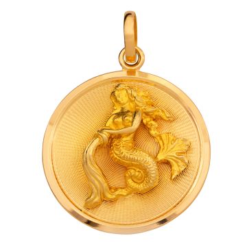 Unisex Anhänger – Sternzeichen Wassermann – 750er Gold