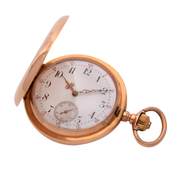 Hochwertige Taschenuhr von Dürrstein & Co. / Dresden um1890