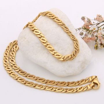 Unisex Halskette mit Pfauenauge Gliederung