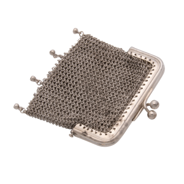 Seltener Jugendstil-Kettengeldbeutel