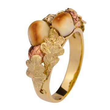 Handarbeit! Grandelring für Damen in 585er Gold