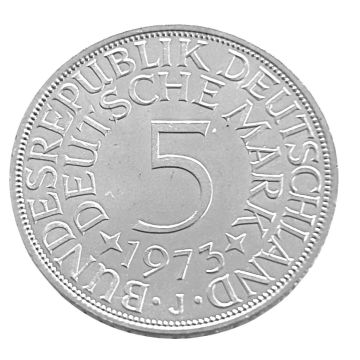Silbermünze 5 Deutsche Mark
