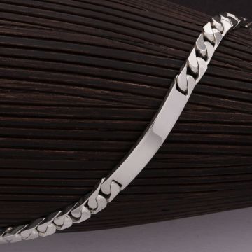 Identity Armband in 925 Silber – 21 cm lang