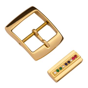 Exklusive Uhrenschließe mit Edelsteinen