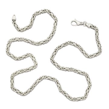 Unisex Königskette in 925er Silber- 60 cm lang