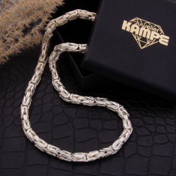 Massive Königskette in 925er Silber