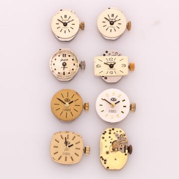 8 mechanische Uhrwerke Glashütte 1935-1990