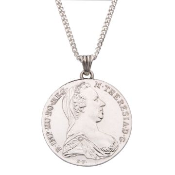 Maria Theresienthaler mit Halskette