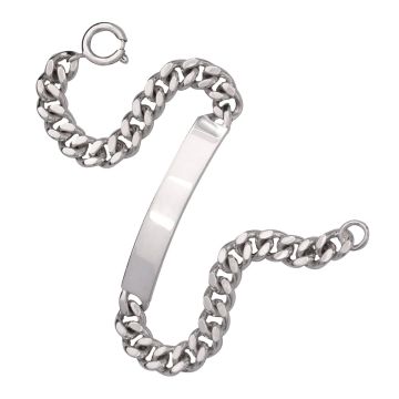 Identity Armband in 835er Silber-20 cm lang