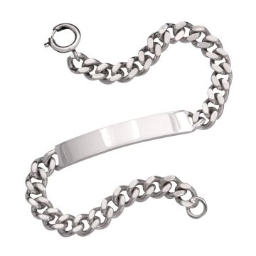 Identity Armband in 835er Silber-20,50cm lang