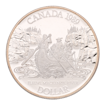 Gedenkmünze Canada 1989 – MacKenzie River