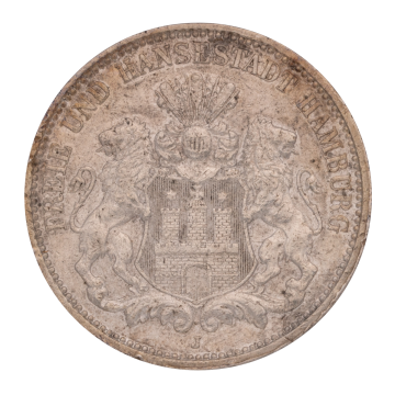 3 Mark Kursmünze Deutsches Kaiserreich Hamburg 1912