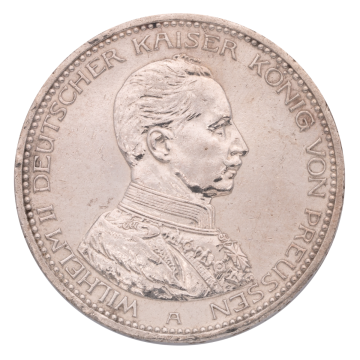 5 Mark Kursmünze Deutsches Kaiserreich Preussen Wilhelm II. 1914
