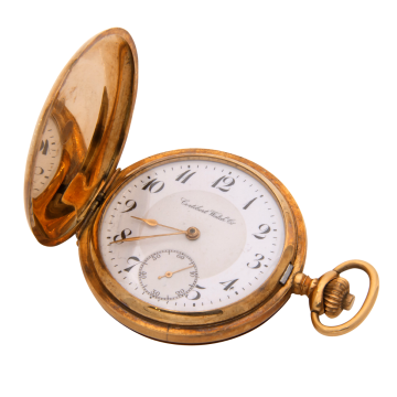 Hochwertige Savonette, um 1910, „Cortébert Watch Co.“!