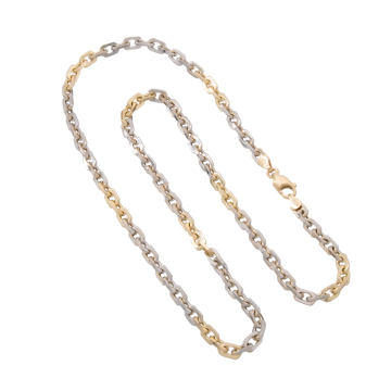 Bicolour Kette – Unisex – 58 cm lang