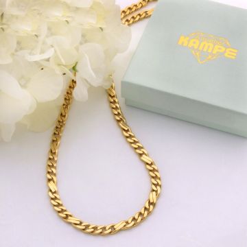 Unisexhalskette – 585er Gold – 50 cm lang